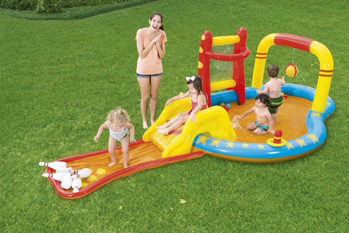 Bestway Water Play Center 435x213x117cm - Stort Basseng Lekesenter