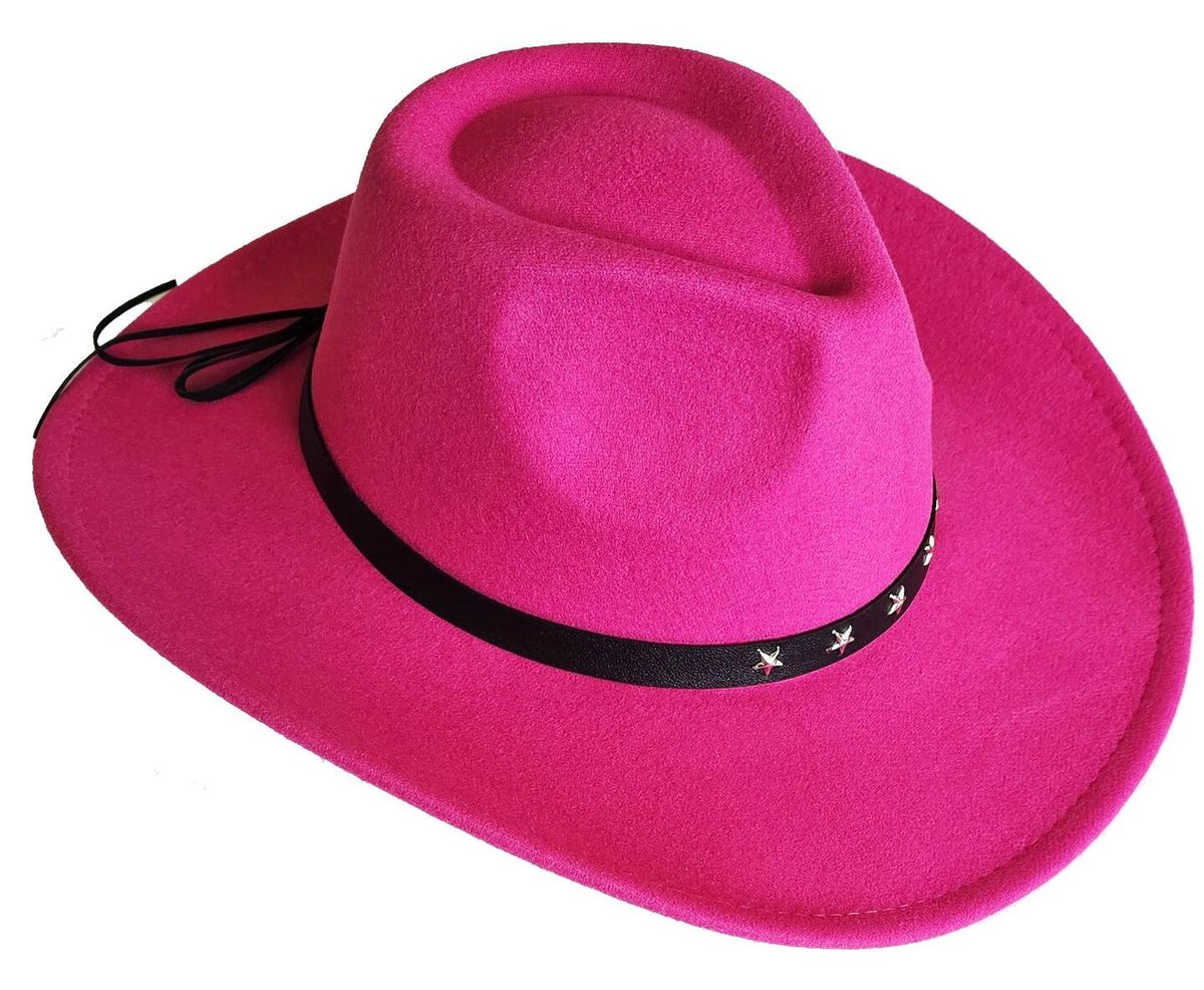 Rosa Cowboyhatt - One Size fitz all