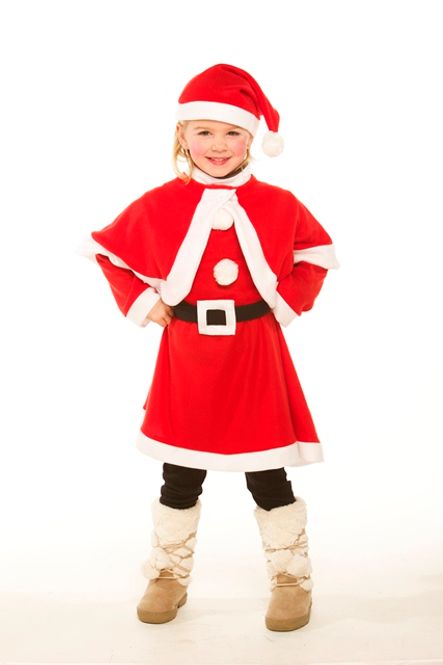 Hovedbilde Juledrakt - Santa Girl Suit 8-12 år