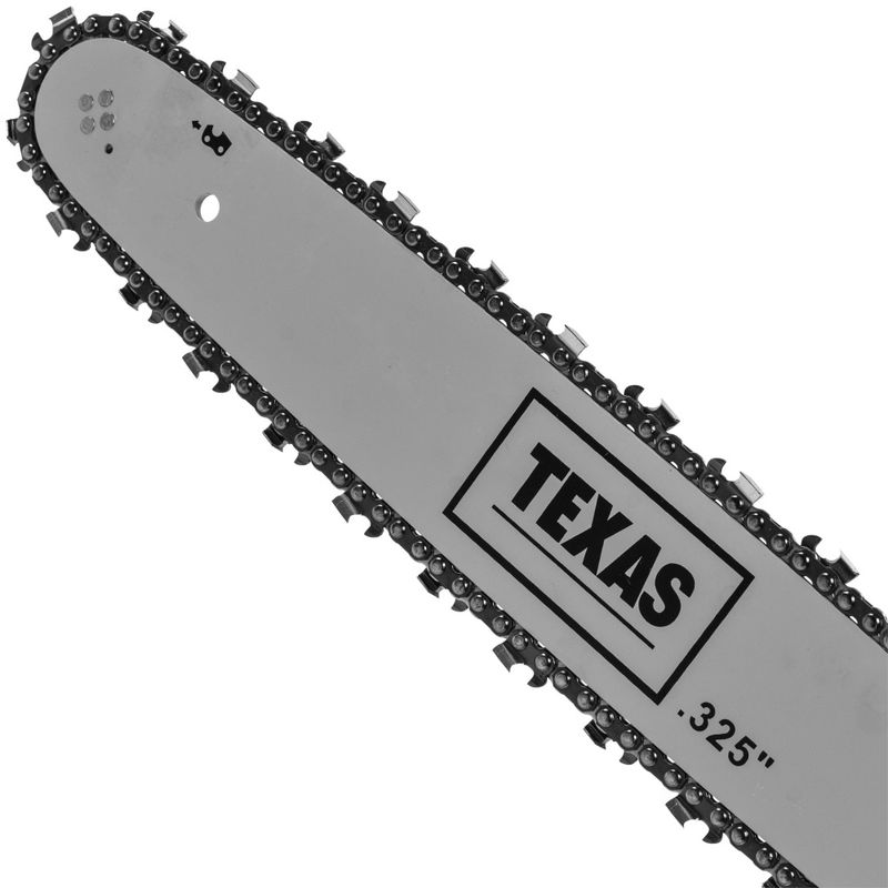 Kraftig bensindrevet motorsag - 2-takts 45cc - 45 cm sverd - Texas TS4518