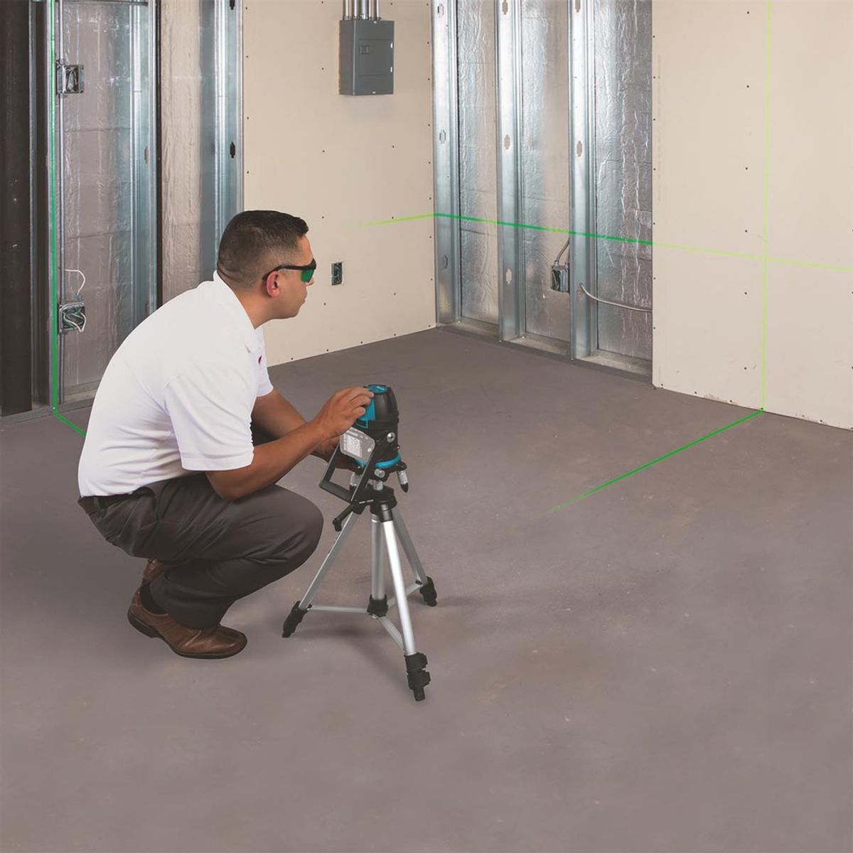 Makita Multilinjelaser 12V CXT ® 10m Grønn SK209GDZ