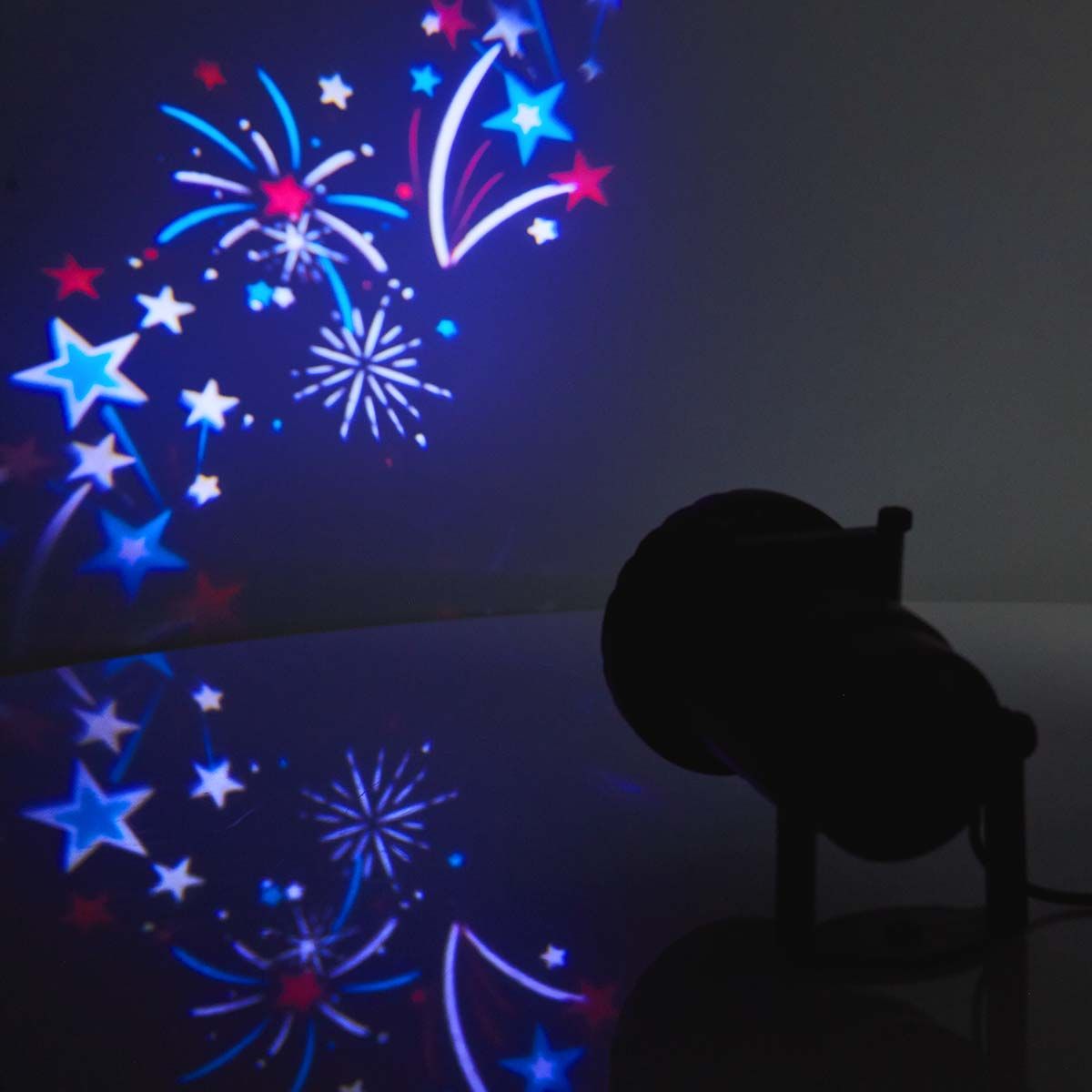 Dekorativ LED-festprojektor, for Jul, Nyttår, Halloween eller andre Festligheter - IP44 ute og inne