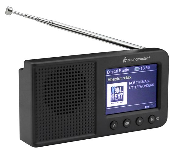 Hovedbilde Soundmaster DAB+ Reiseradio med oppladbart ...