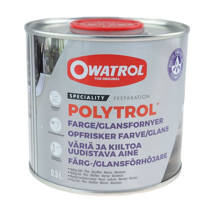 Hovedbilde Owatrol Polytrol fargefornyer 0,5 liter