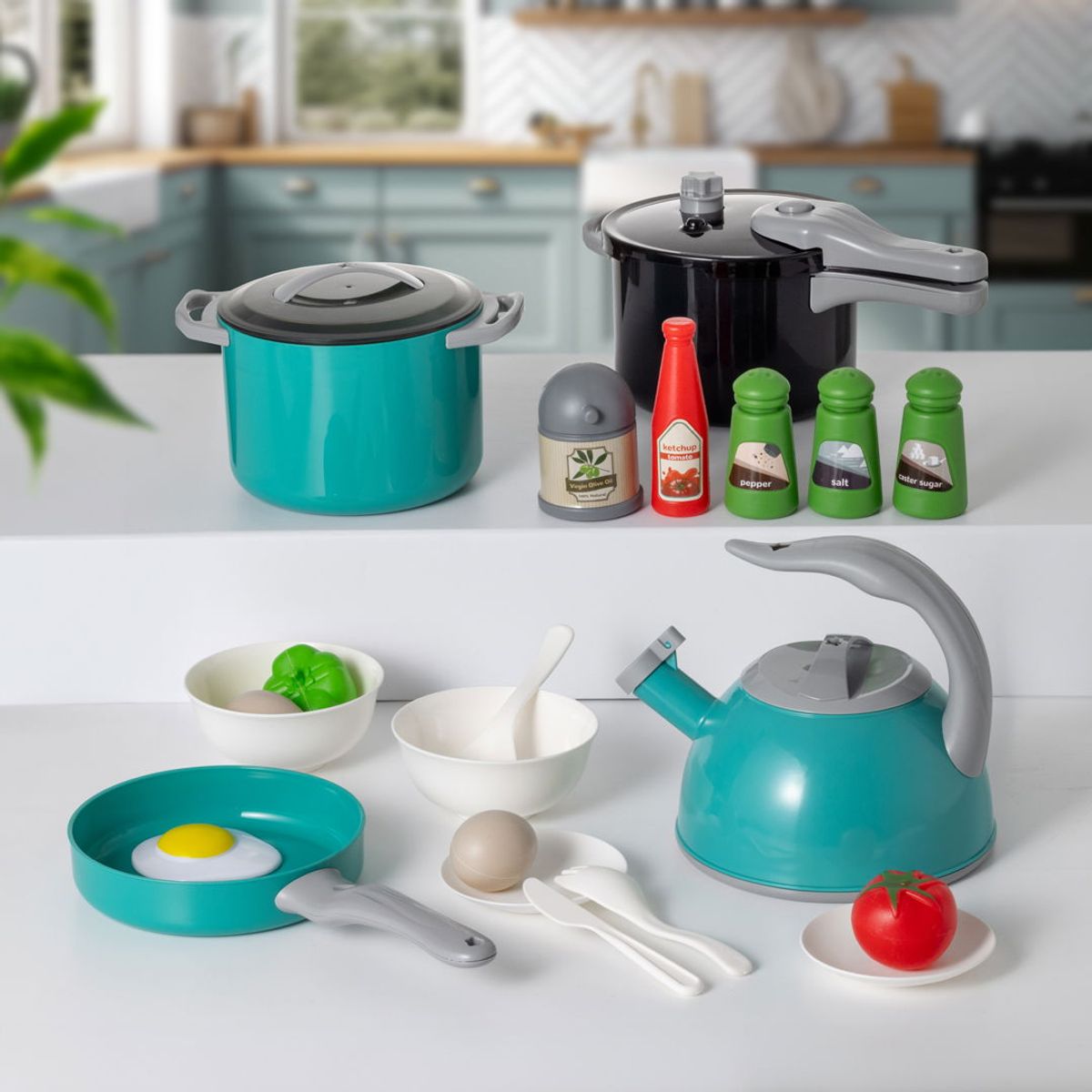 Kjøkkensett for Barn Stort sett med hele 32 Deler