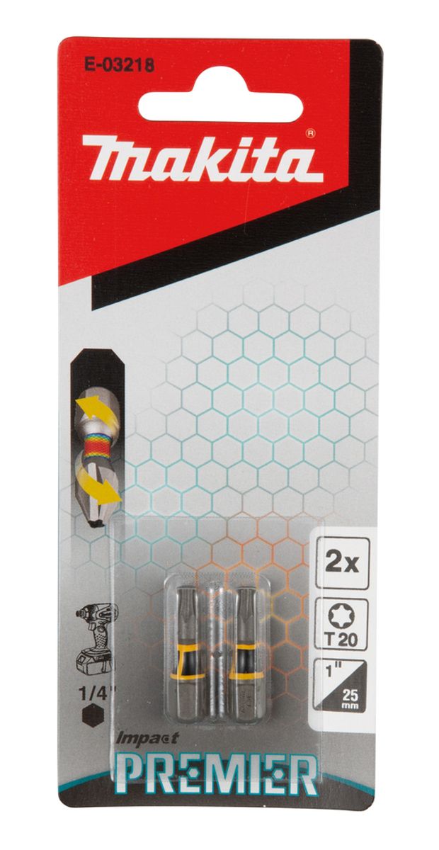 Makita Bits T20 25 mm 1/4