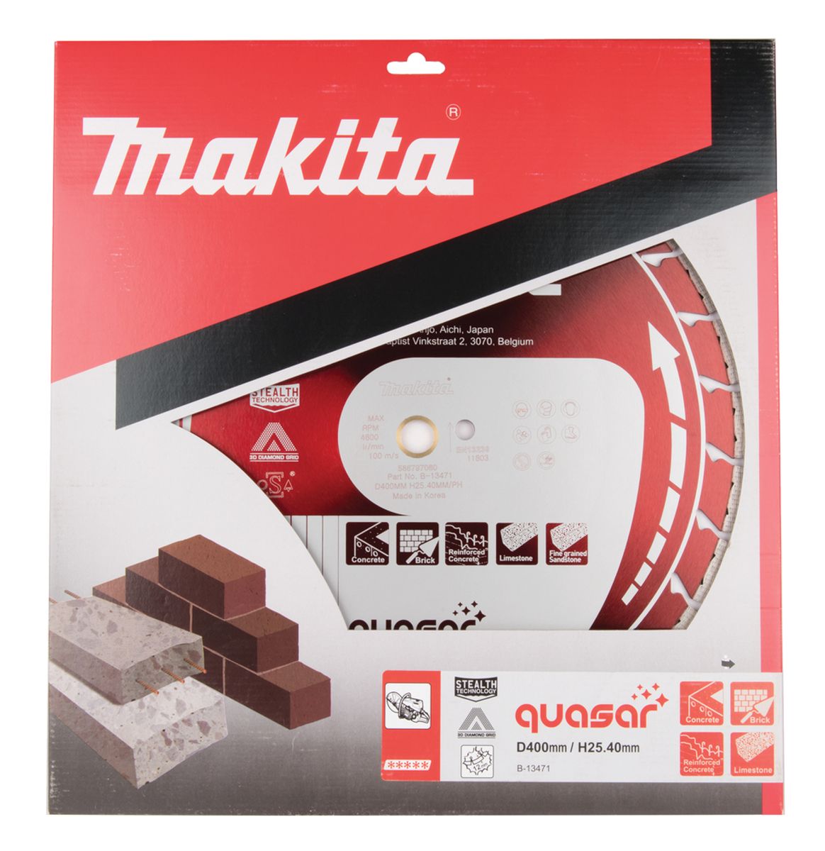 Makita Diamantskive 400 mm Quasar B-13471