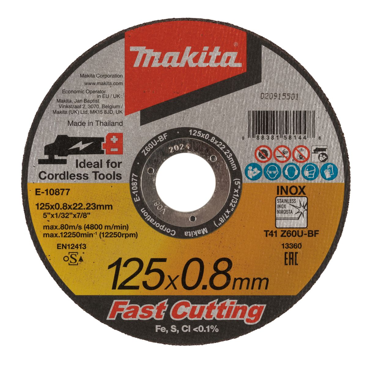 Makita Kappeskive 125 mm 12 stk. E-10877-12