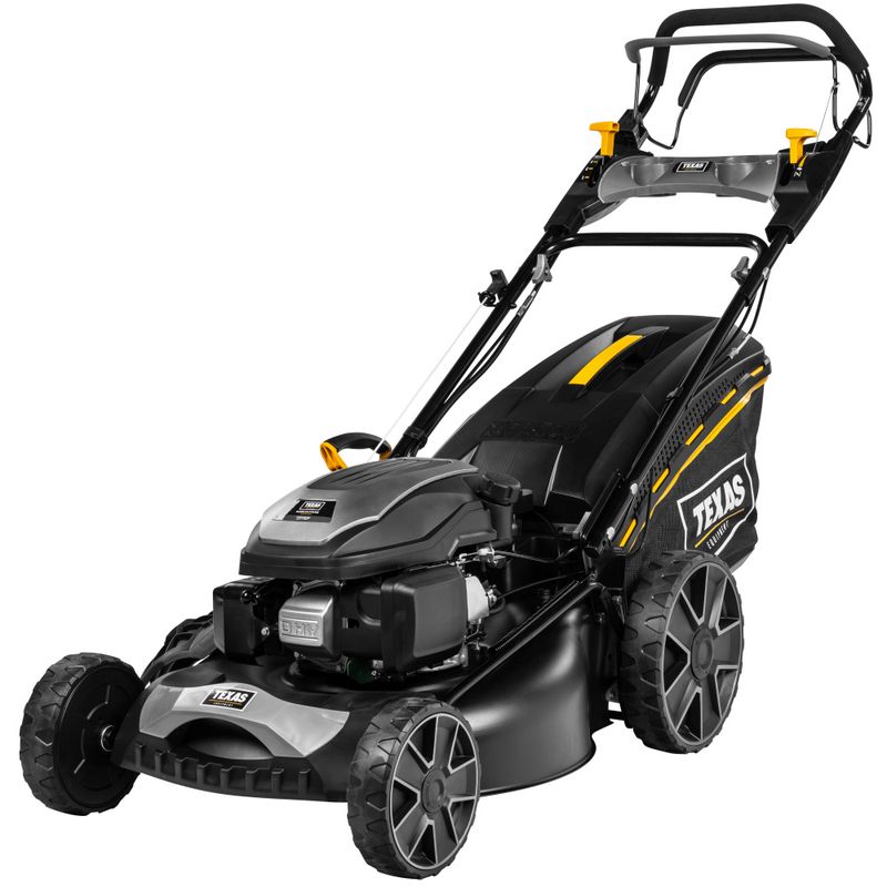 Bensindrevet gressklipper 51 cm m/el-start og 4 hastigheter/gir – Texas Razor 5161TR/WE