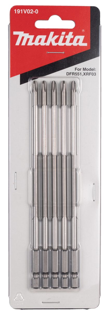 Makita Bits PH2 155 mm 5 stk. 191V02-0