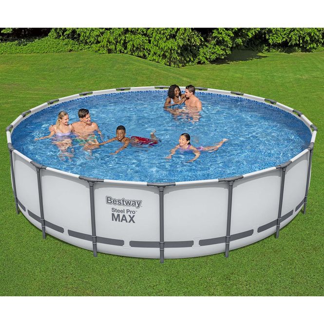 Hovedbilde Badebasseng Bestway Steel Pro Max - Komplett med ...
