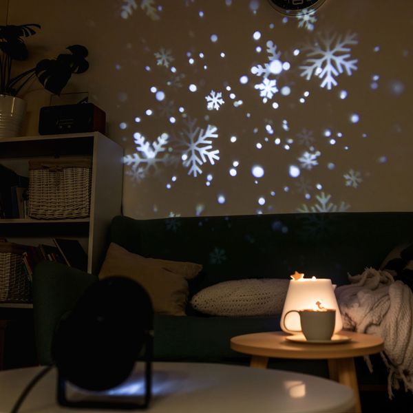 Hovedbilde Projektor Julelys Snøfnugg LED-Lys med Snøfall