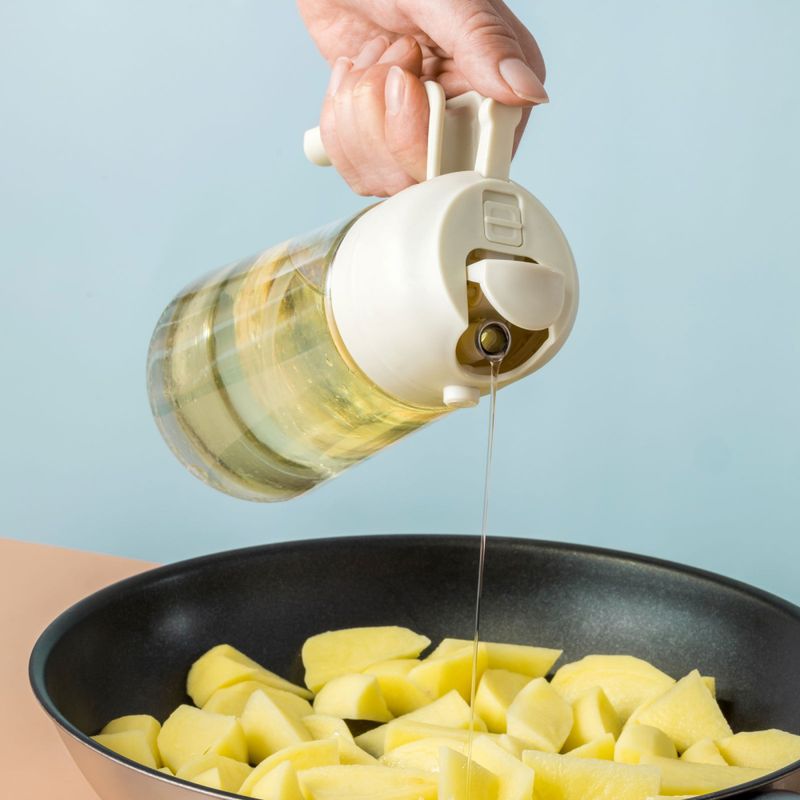 Matoljespray 2-i-1 Dusj & Helle 470ml (2-Pakning) – Perfekt til Airfryer, Pizza og salater