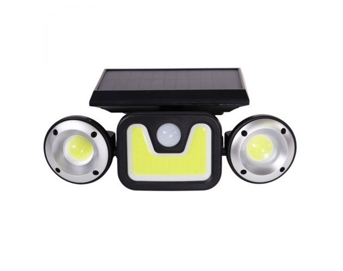 Utelys 270 grader Solcelledrevet Led-Lampe med kraftig lys