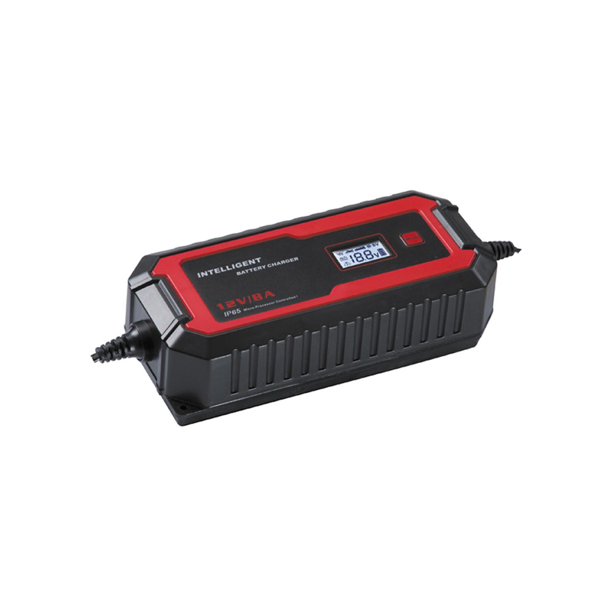 Batterilader 8A 6-12 Volt Elektronisk Smart Lader IP65 - Typhoon