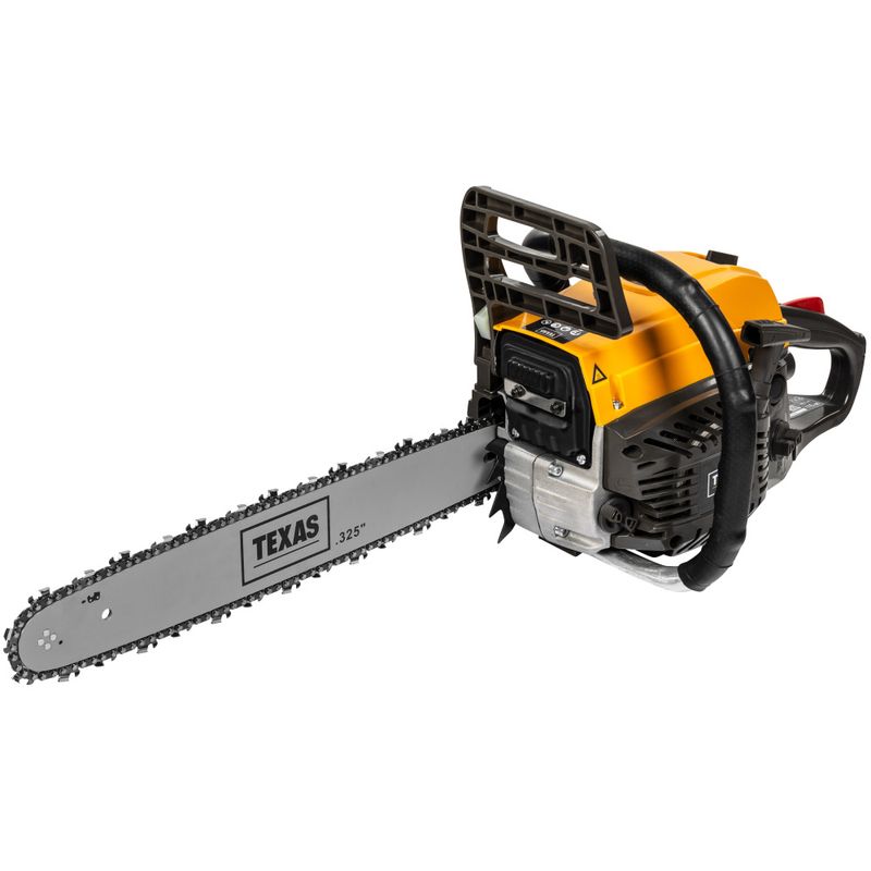 Bensindrevet Motorsag - Robust Kraftpakke - 2-takts 51cc - 45 cm sverd - Texas TS5118