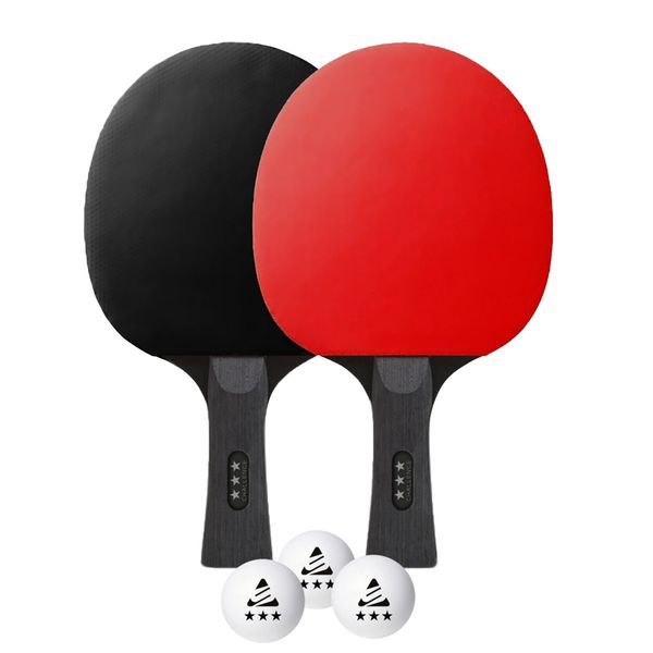 Hovedbilde Bordtennis sett Med 2 stk Racketer og 3 Baller